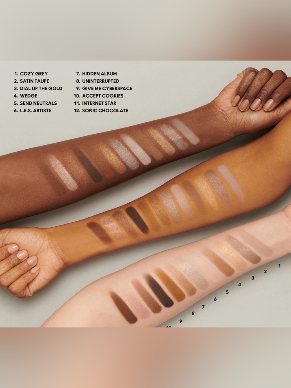 MAC Connect In Colour Eyeshadow 12 Pan Palette • Unfiltered Nudes • New in Box - Picture 7 of 10